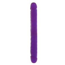 Двойной фиолетовый фаллоимитатор DOUBLE DONG LAVENDER - 30 см., Цвет: фиолетовый, фото 