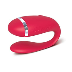 Красный вибратор для пар на батарейках We-Vibe Special Edition, фото 