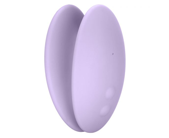 Фиолетовый вибромассажер Rechargeable Pinpoint Silicone Massager, фото 