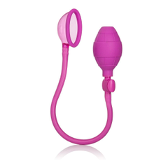Розовая помпа для клитора Mini Silicone Clitoral Pump, Цвет: розовый, фото 