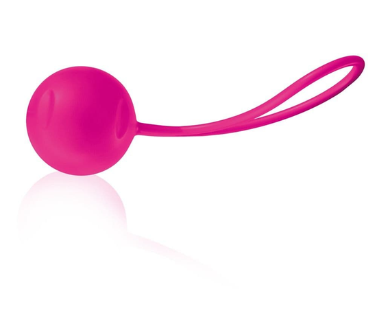 Ярко-розовый вагинальный шарик Joyballs Trend Single, Цвет: розовый, фото 