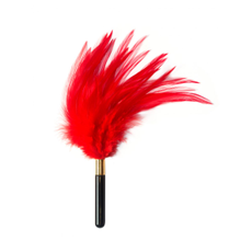 Красный перьевой тиклер Plume - 23 см., фото 