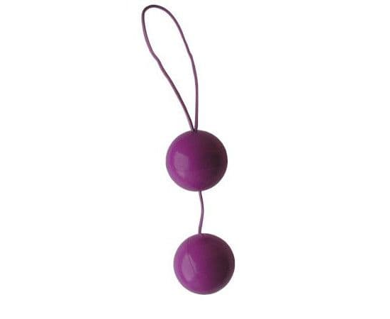 Фиолетовые вагинальные шарики Balls, Цвет: фиолетовый, фото 
