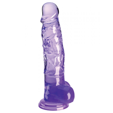 Фаллоимитатор Pipedream King Cock 8’’ - с мошонкой, Длина: 22.20, Цвет: фиолетовый, фото 