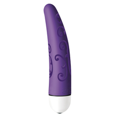 Фиолетовый мини-вибратор Velvet Comfort - 11,9 см., фото 
