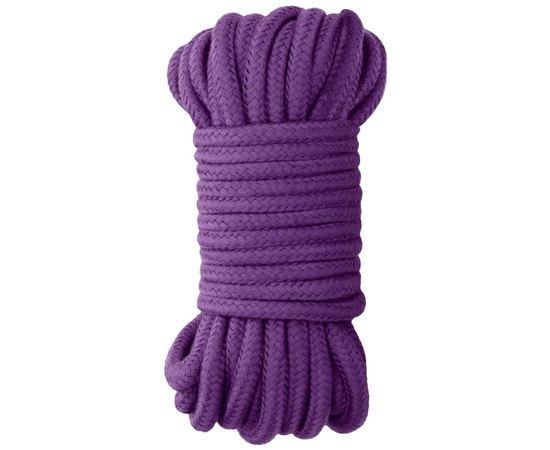 Фиолетовая веревка для бондажа Japanese Rope - 10 м., фото 