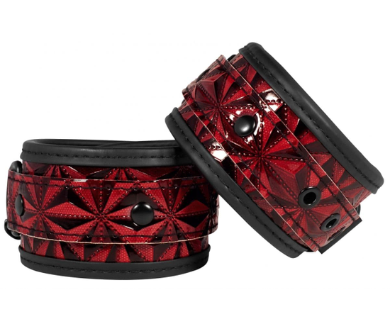 Поножи Luxury Ankle Cuffs, Цвет: красный с черным, фото 