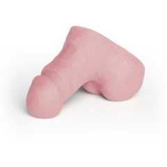 Мягкий имитатор пениса Pink Limpy экстра малого размера - 9 см., Цвет: розовый, фото 