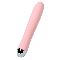 Силиконовый вибратор с функцией нагрева и пульсирующими шариками ToyFa Fahrenheit, Цвет: розовый, фото 