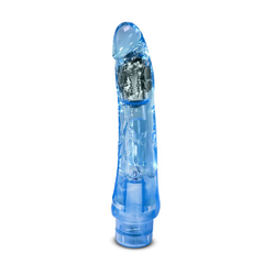 Вибратор-реалистик Mambo Vibe - 22,8 см., Цвет: голубой, фото 