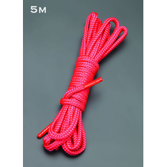Красная шелковистая веревка для связывания - 5 м., фото 