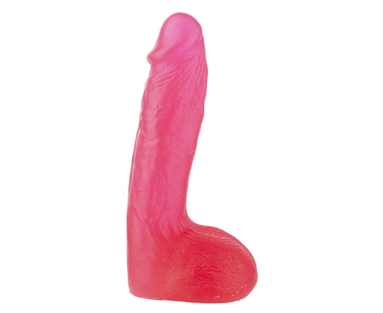 Розовый фаллоимитатор XSKIN 7 PVC DONG - 18 см., Цвет: розовый, фото 