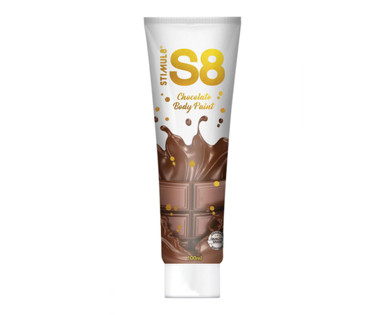 Краска для тела со вкусом шоколада Stimul 8 Bodypaint - 100 мл., фото 