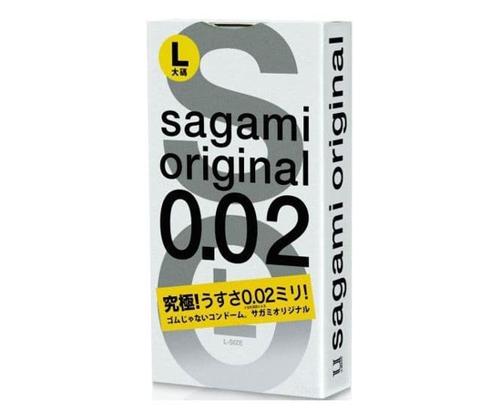 Презервативы Sagami Original L-size увеличенного размера - 3 шт., фото 
