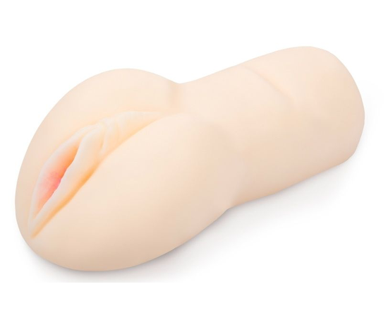 Телесная реалистичная вагина-мастурбатор из био-кожи, фото 