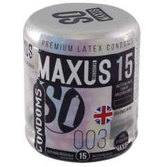 Экстремально тонкие презервативы в железном кейсе MAXUS Extreme Thin - 3 шт., Объем: 15 шт., фото 