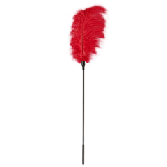 Стек с большим красным пером Large Feather Tickler - 65 см., фото 