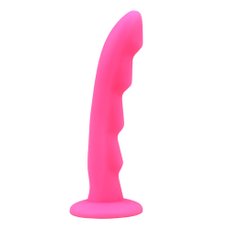 Насадка для страпона Crush On Cavelier - 17 см., Цвет: розовый, фото 