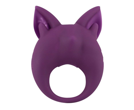 Фиолетовое перезаряжаемое эрекционное кольцо Kitten Kiki, Длина: 8.50, Цвет: фиолетовый, фото 