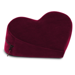 Малая бордовая подушка-сердце для любви Liberator Heart Wedge, Цвет: бордовый, фото 