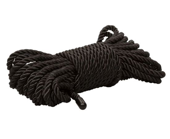 Черная веревка для бондажа BDSM Rope - 10 м., фото 