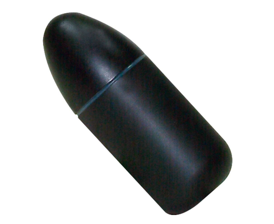 Черный виброэлемент с пультом управления - 8 см., фото 