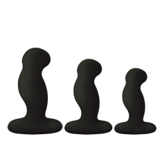 Набор из 3 вибровтулок Nexus G-Play+ Trio, Цвет: черный, фото 