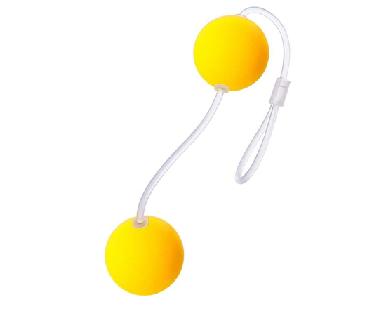 Желтые вагинальные шарики, Цвет: желтый, фото 