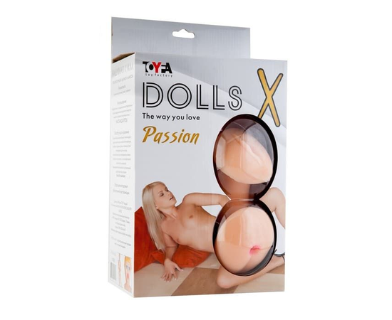 Надувная секс-кукла с реалистичными вставками, фото 