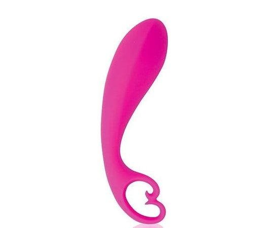 Розовый женский стимулятор с колечком-ограничителем - 13 см., Цвет: розовый, фото 