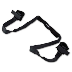 Черная поддержка с подкладкой для комфорта шеи с манжетами на лодыжки, фото 