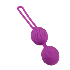 Фиолетовые вагинальные шарики Geisha Lastic Ball S, фото 