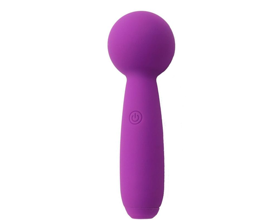 Фиолетовый перезаряжаемый вибратор-wand Pleasure Wand, Длина: 19.50, Цвет: фиолетовый, фото 