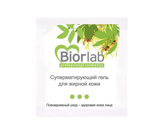 Суперматирующий гель BiorLab для жирной кожи - 3 гр., Объем: 3 гр., фото 