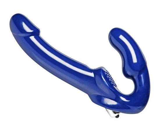 Синий безремневой вибрострапон Revolver II, Цвет: синий, фото 