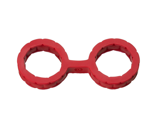 Силиконовые наручники Style Bondage Silicone Cuffs Small, Цвет: красный, фото 