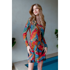 Пляжное платье-туника Barbara, Цвет: разноцветный, Размер: S, фото 