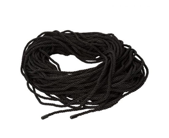 Черная веревка для шибари BDSM Rope - 50 м., фото 