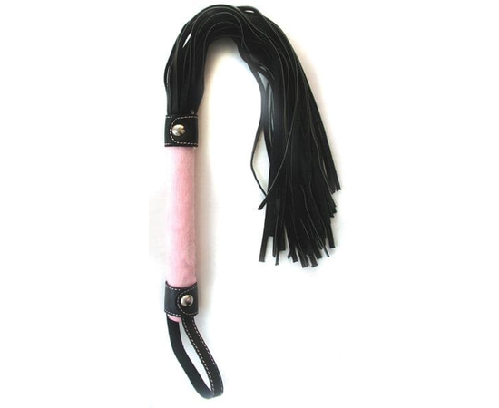 Розово-черная плетка Notabu - 46 см., фото 
