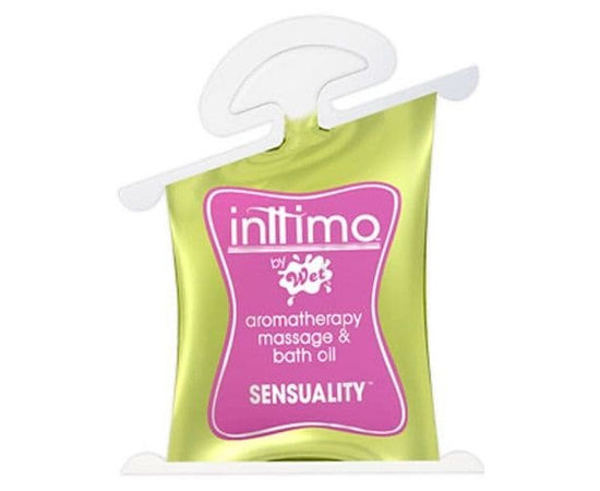 Масло для массажа Inttimo Sensuality с ароматом иланг-иланга и туберозы - 10 мл., фото 