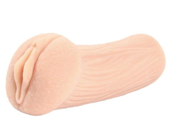 Реалистичный мастурбатор-вагина телесного цвета Elegance с двойным слоем материала, фото 