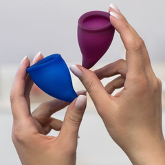 Набор из 2 менструальных чаш Fun cup Size B Kit, Цвет: разноцветный, фото 