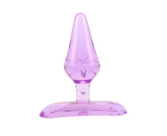 Сиреневая анальная пробка Gum Drops Plug - 6,6 см., фото 