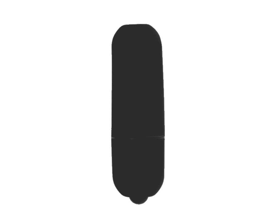 Черная вибропуля с 10 режимами вибрации, фото 