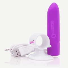 Мини-вибратор Screaming O CHARGED POSITIVE VIBE, Цвет: фиолетовый, фото 