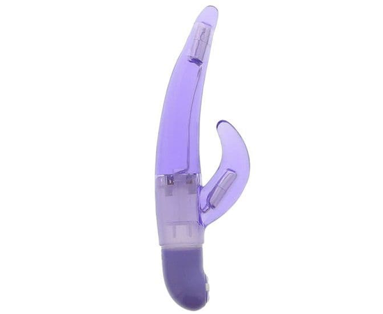 Фиолетовый вибратор для G-стимуляции GOOD VIBES G-VIBE - 16 см., фото 