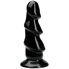 Чёрный анальный стимулятор Triple Header - 15 см., фото 