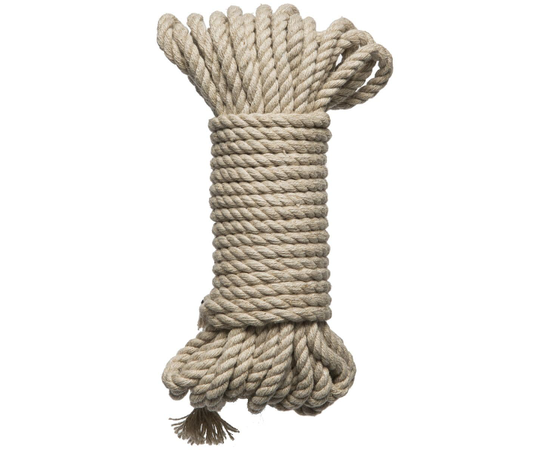 Бондажная пеньковая верёвка Kink Bind & Tie Hemp Bondage Rope 30 Ft - 9,1 м., фото 