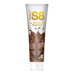 Краска для тела со вкусом шоколада Stimul 8 Bodypaint - 100 мл., фото 