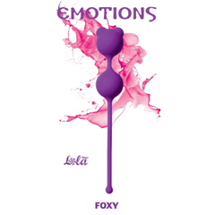 Вагинальные шарики Emotions Foxy, Цвет: фиолетовый, фото 